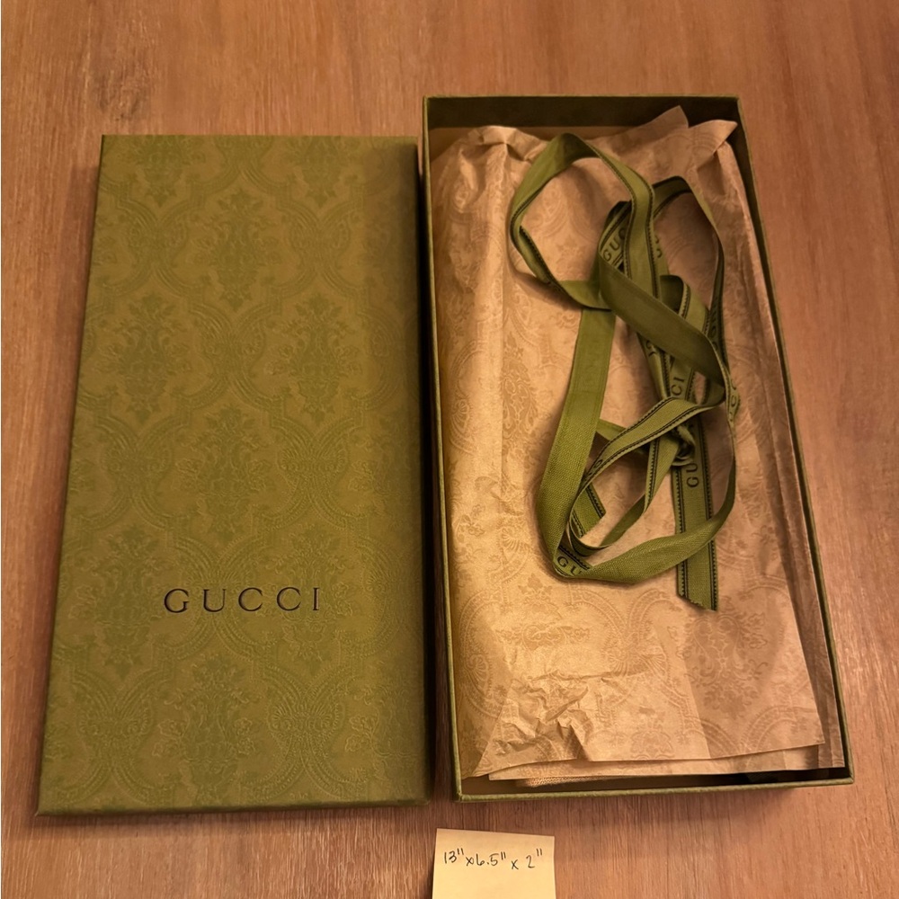Gucci box 13”x6.5”x2”